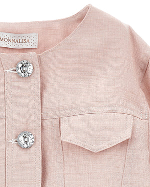 
  
    Monnalisa
  
 Girls Pink Jacket