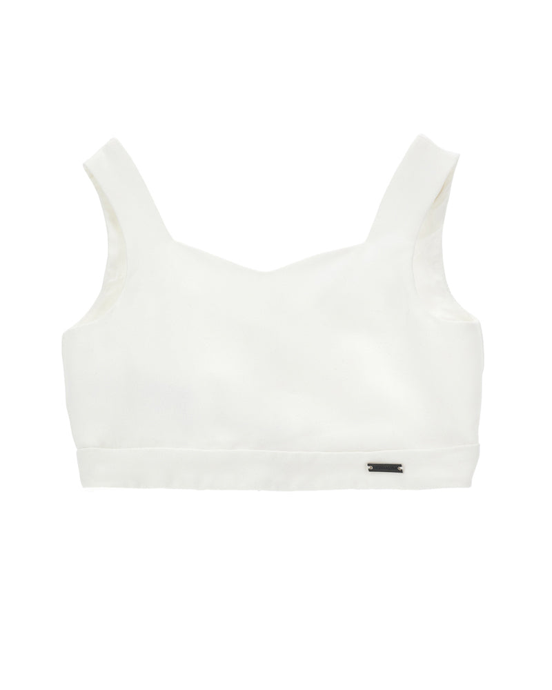 
  
    Monnalisa
  
 Girls White Formal Top & Pant Set