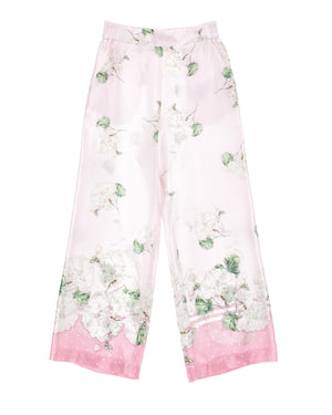 
  
    Monnalisa
  
 Girls Pink Floral Pants