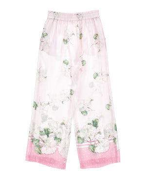 
  
    Monnalisa
  
 Girls Pink Floral Pants