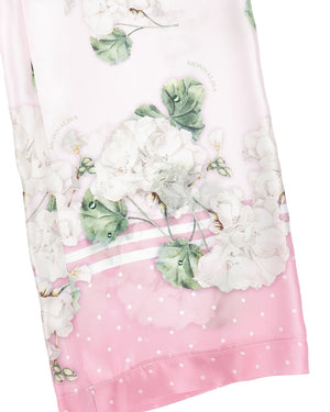 
  
    Monnalisa
  
 Girls Pink Floral Pants