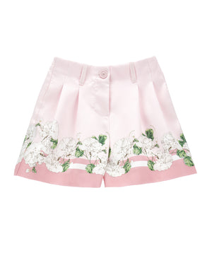 
  
    Monnalisa
  
 Girls Pink Floral Shorts