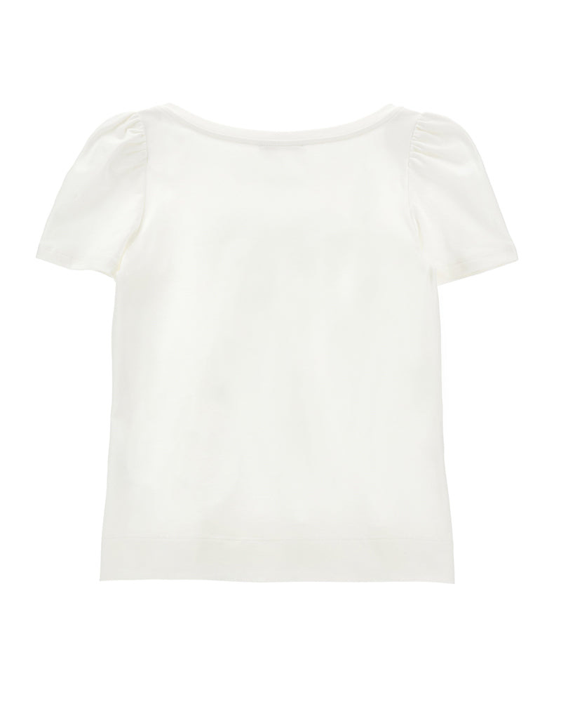 
  
    Monnalisa
  
 Girls White Bow T-Shirt