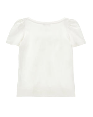 
  
    Monnalisa
  
 Girls White Bow T-Shirt