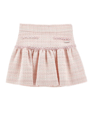 
  
    Monnalisa
  
 Girls Pink Tweed Skirt