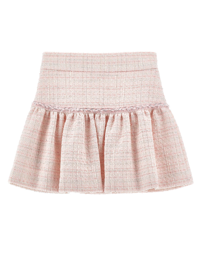 
  
    Monnalisa
  
 Girls Pink Tweed Skirt