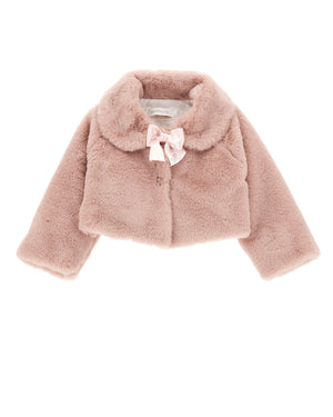 
  
    Monnalisa
  
 Baby Girls Pink Faux Fur Jacket