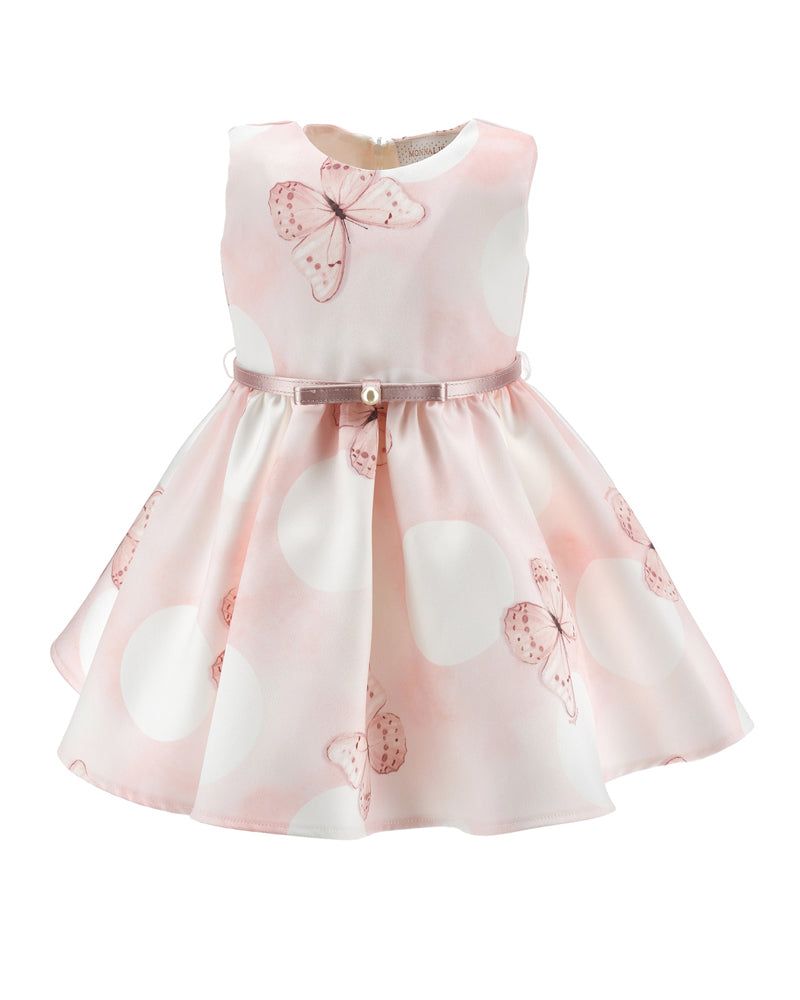 Baby Girls Pink Butterfly Dress