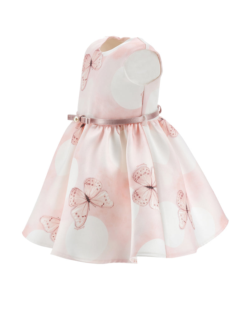 Baby Girls Pink Butterfly Dress