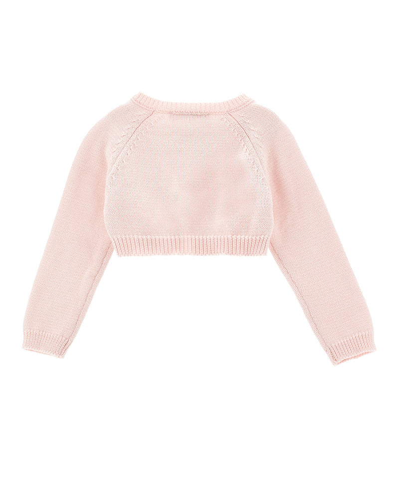 
  
    Monnalisa
  
 Baby Girls Pink Knit Cardigan