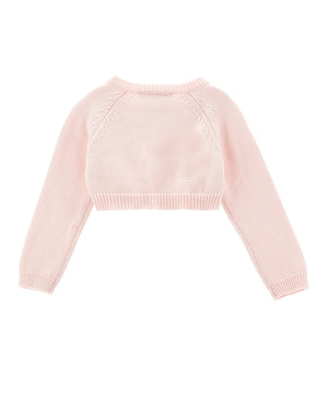 
  
    Monnalisa
  
 Baby Girls Pink Knit Cardigan