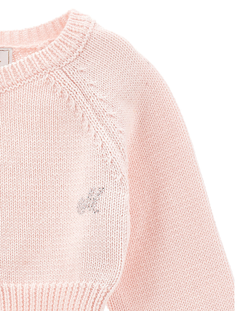 
  
    Monnalisa
  
 Baby Girls Pink Knit Cardigan