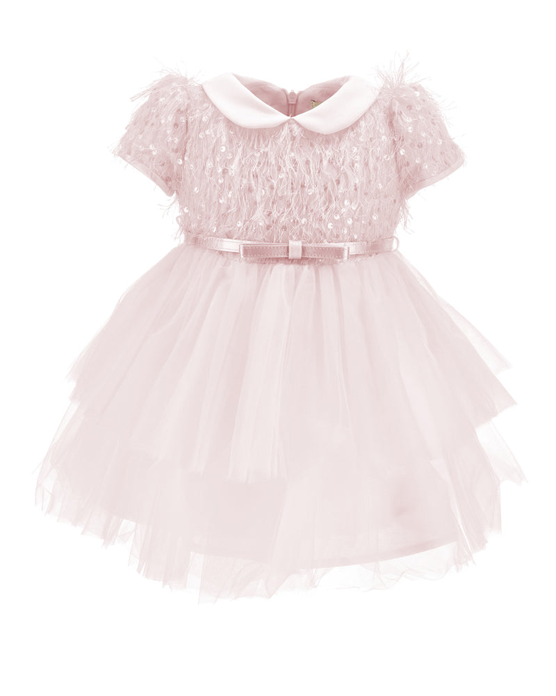 
  
    Monnalisa
  
 Baby Girls Pink Tulle/Sequin Dress