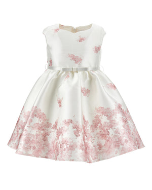 
  
    Monnalisa
  
 Baby Girls White Floral Belt Dress