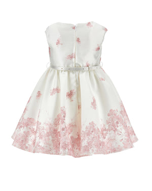 
  
    Monnalisa
  
 Baby Girls White Floral Belt Dress