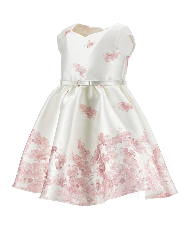
  
    Monnalisa
  
 Baby Girls White Floral Belt Dress