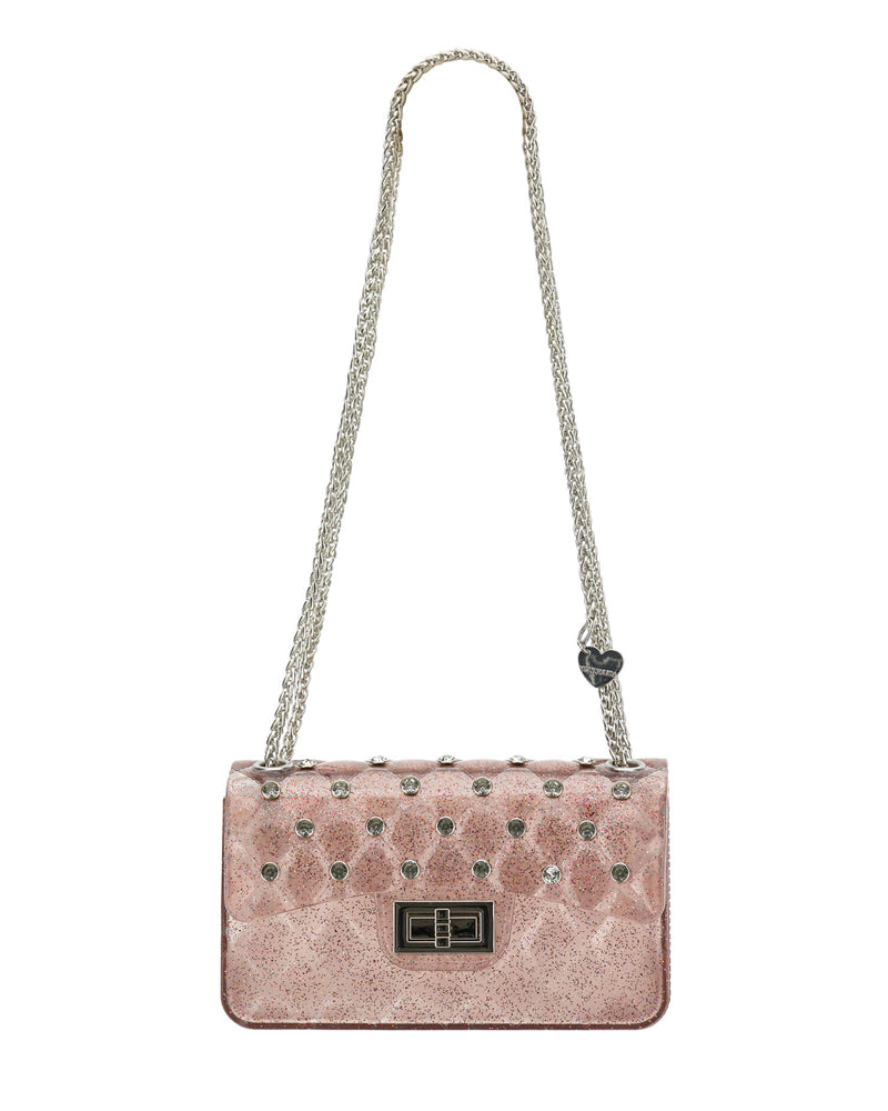 
  
    Monnalisa
  
 Girls Pink Quilted Glitter Bag