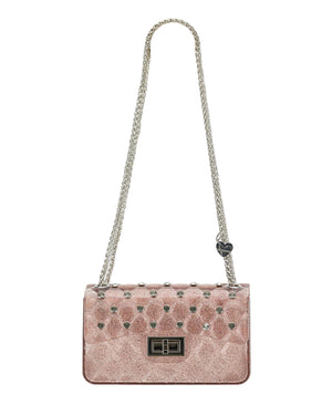 
  
    Monnalisa
  
 Girls Pink Quilted Glitter Bag