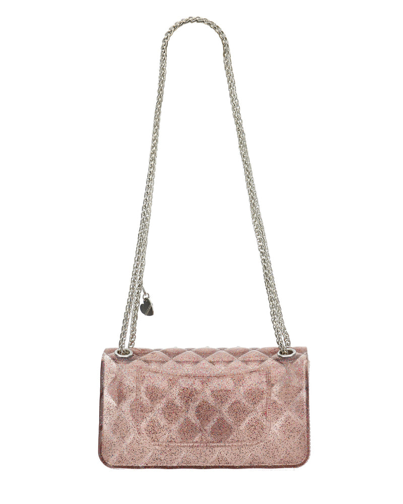 
  
    Monnalisa
  
 Girls Pink Quilted Glitter Bag