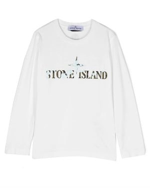 
  
    Stone
  
    Island
  
    Junior
  
 Boys White Top