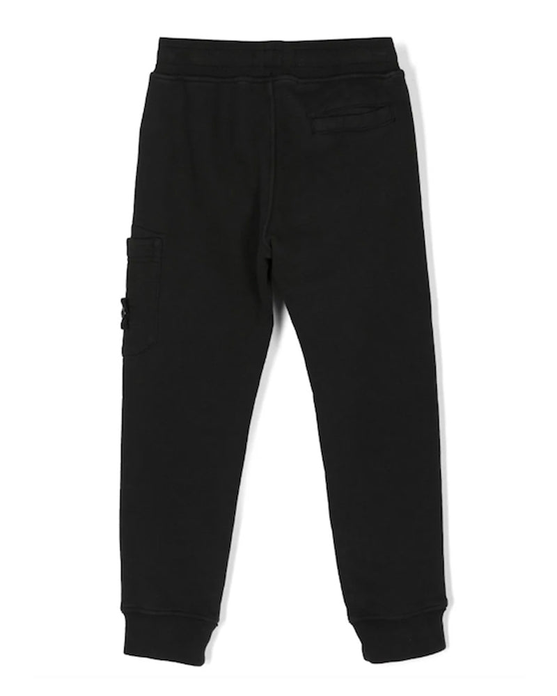 Boys Black Track Pants