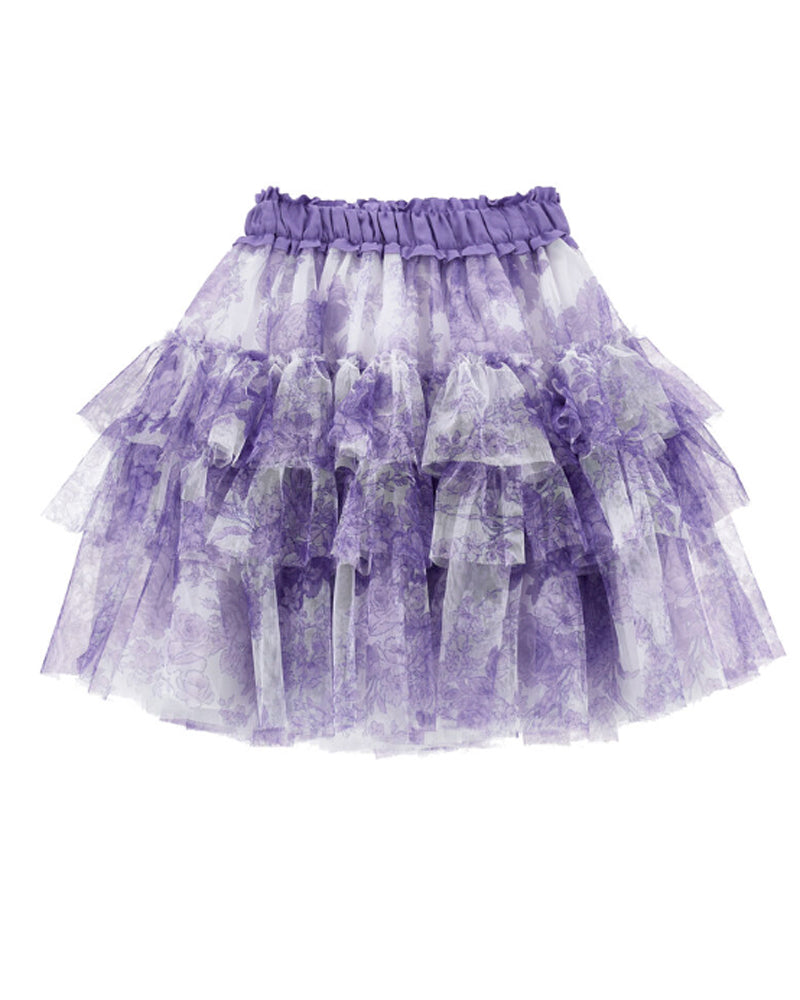 Monnalisa Girls Purple Tulle Skirt