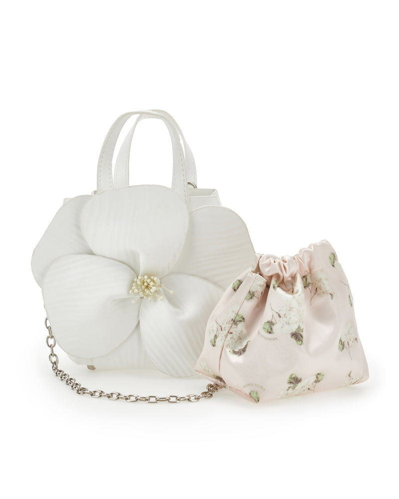 
  
    Monnalisa
  
 Girls White Flower Bag