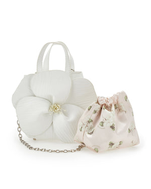 
  
    Monnalisa
  
 Girls White Flower Bag