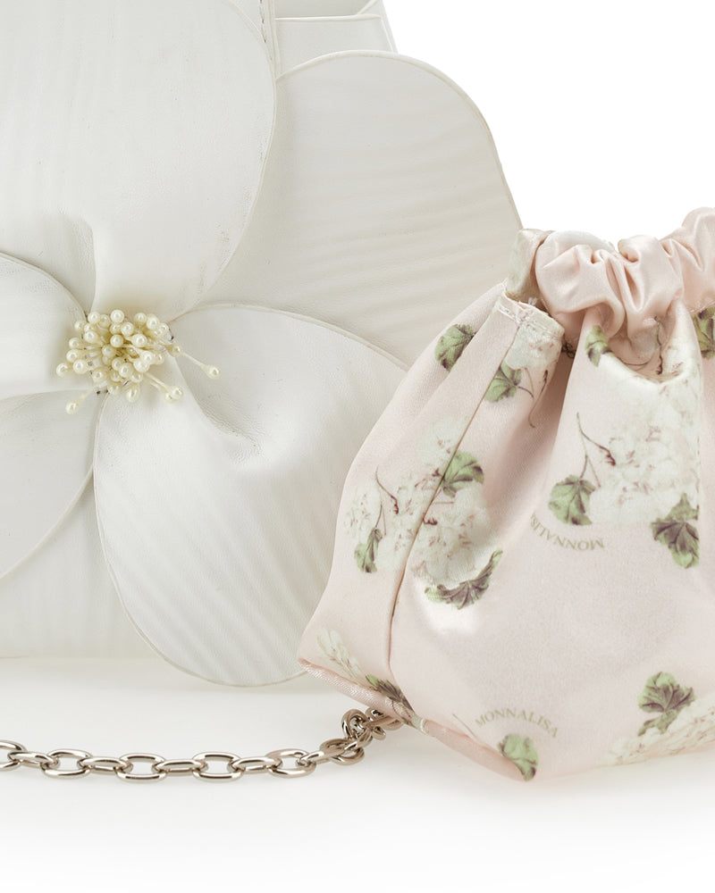 
  
    Monnalisa
  
 Girls White Flower Bag