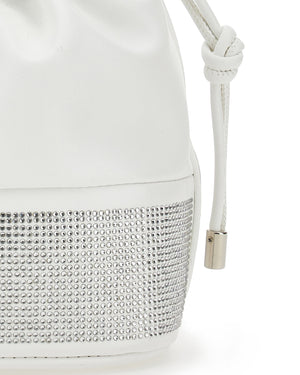 
  
    Monnalisa
  
 Girls White Rhinestone Bucket Bag