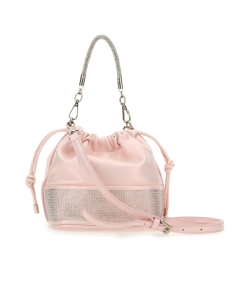 
  
    Monnalisa
  
 Girls Pink Rhinestone Bucket Bag
