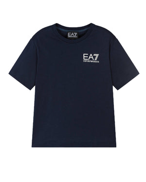 
  
    Ea7
  
    Emporio
  
    Armani
  
 Boys Navy Cotton Logo T-Shirt
