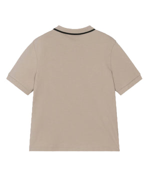 
  
    Ea7
  
    Emporio
  
    Armani
  
 Boys Beige Cotton Logo Polo