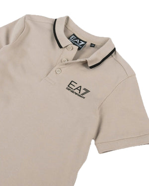 
  
    Ea7
  
    Emporio
  
    Armani
  
 Boys Beige Cotton Logo Polo