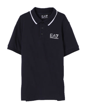 
  
    Ea7
  
    Emporio
  
    Armani
  
 Boys Navy Cotton Logo Polo