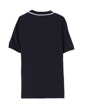 
  
    Ea7
  
    Emporio
  
    Armani
  
 Boys Navy Cotton Logo Polo