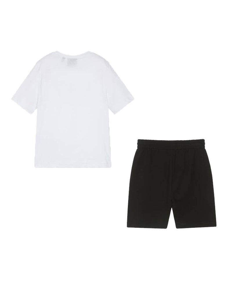 
  
    Ea7
  
    Emporio
  
    Armani
  
 Boys White/Black Logo T & Short Set
