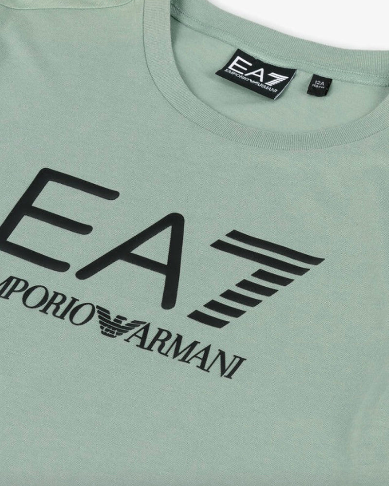 
  
    Ea7
  
    Emporio
  
    Armani
  
 Boys Green/Navy Logo T & Short Set