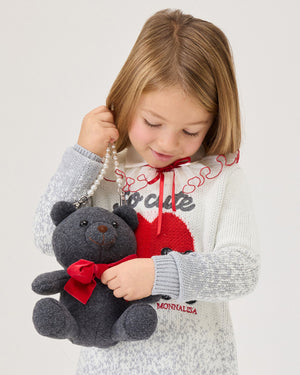 
  
    Monnalisa
  
 Girls Grey Teddy Purse