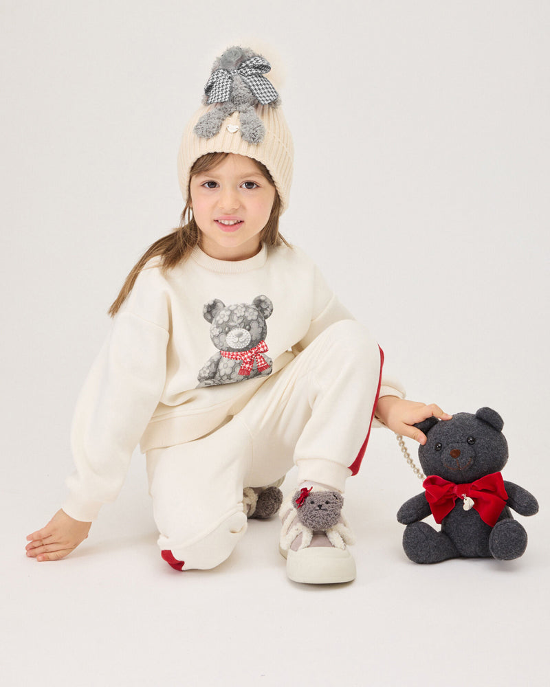 
  
    Monnalisa
  
 Girls Ivory Teddy Bear Tracksuit