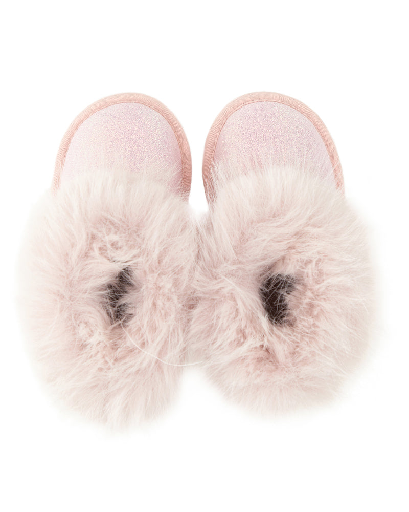 Toddler Pink Fur Boots