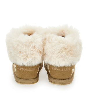 
  
    Monnalisa
  
 Girls Beige Bow Fur Boots