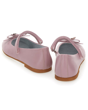 
  
    Monnalisa
  
 Girls Pink Leather Ballerina