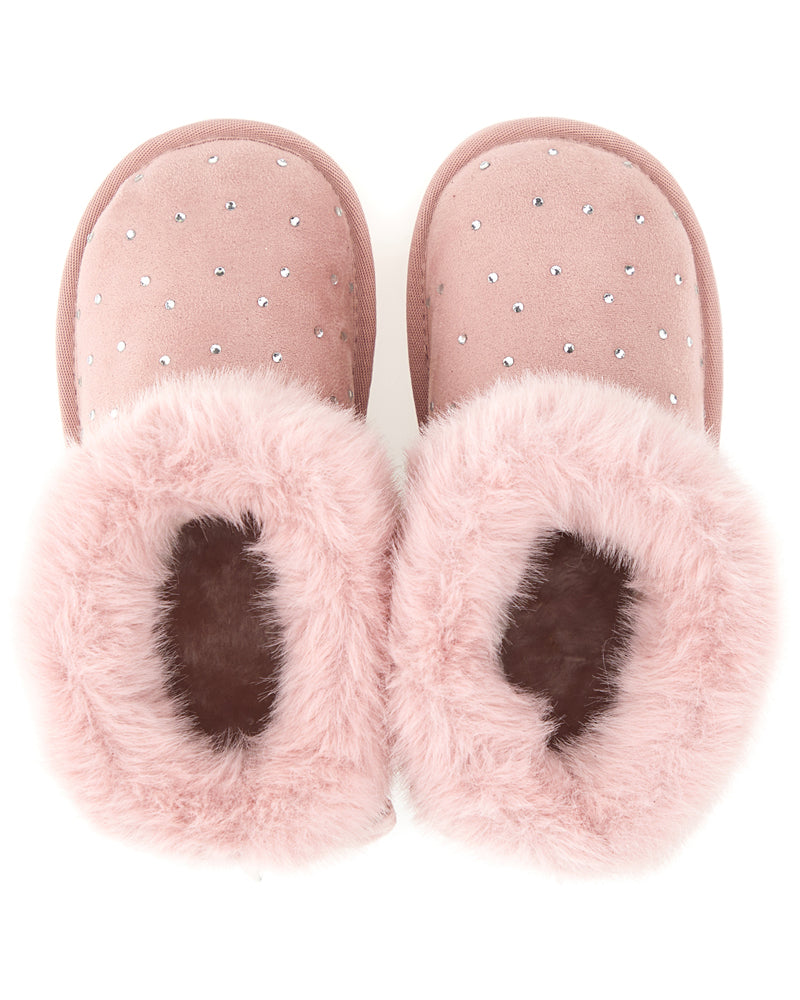 Girls pink fur boots hotsell