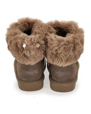 
  
    Monnalisa
  
 Girls Brown Fur Boots