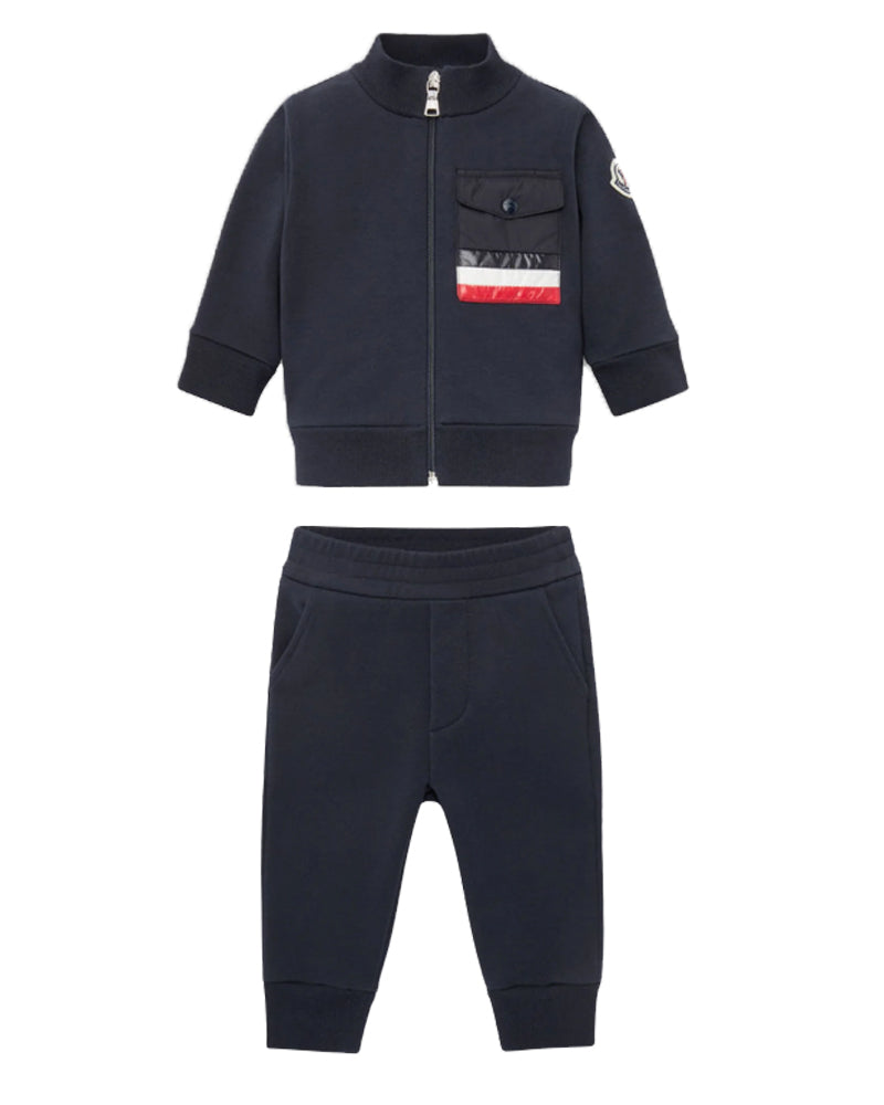 Baby Boys Navy Tracksuit