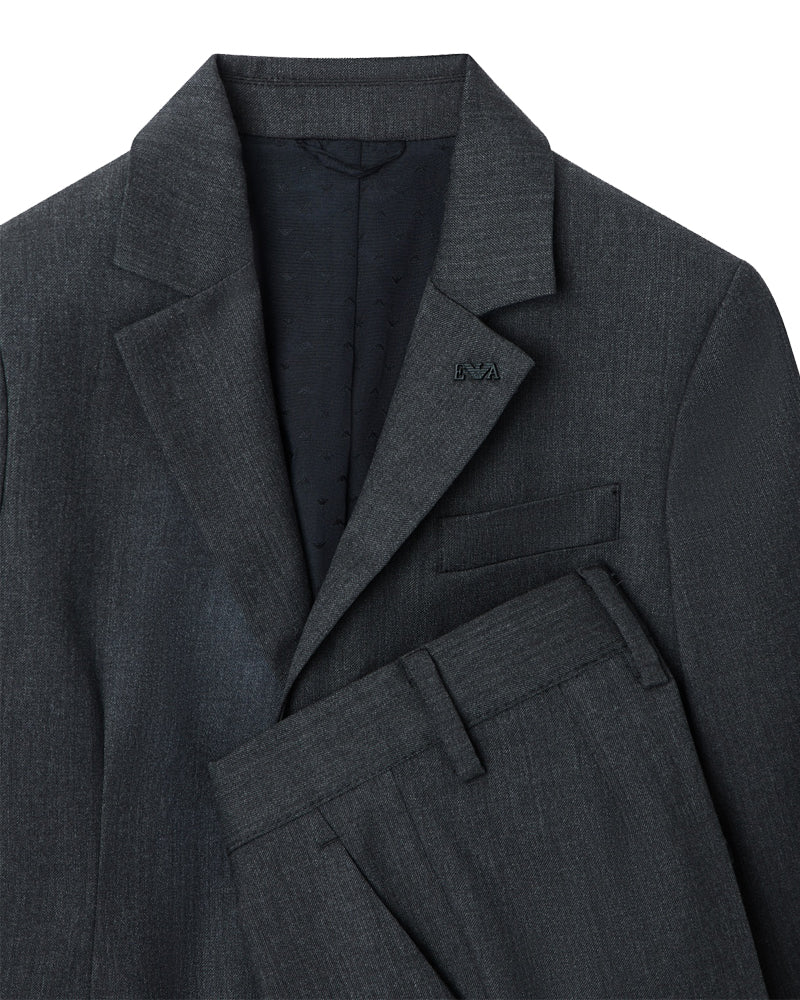 
  
    Emporio
  
    Armani
  
 Boys Grey Cool Wool Suit