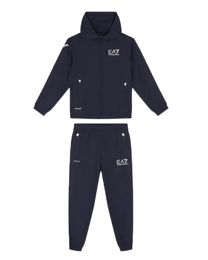 Boys Navy Nylon Logo Set