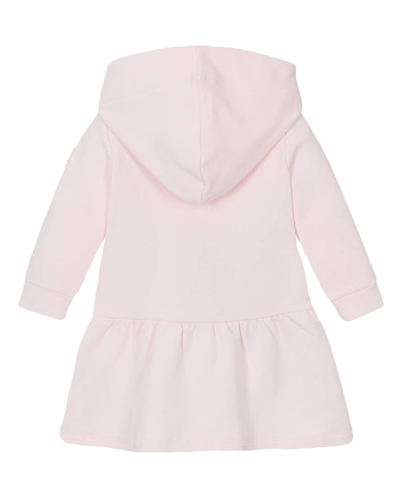 Baby Girls Pink Hooded Dress