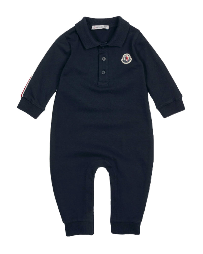 Baby Boys Navy Polo Onesie